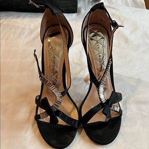 Chinese Laundry Black Strappy Heels